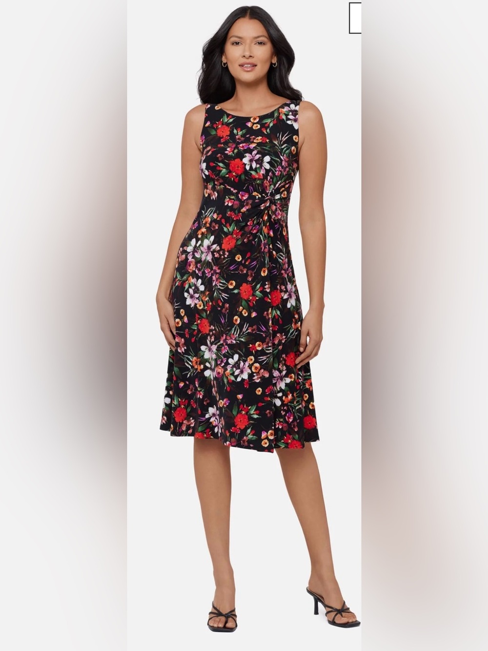 Miraclesuit Remi Fit & Flair Shaping Dress in Botanica Flora - Size L